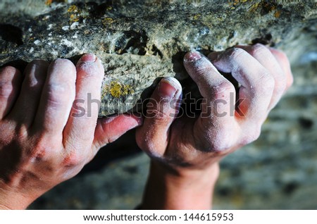 Rock Climber'S Hand
