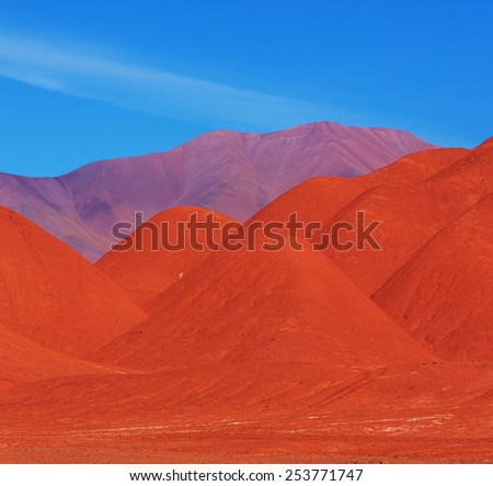 Mountain Plateau La Puna, Northern Argentina