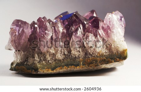 Mountain crystal amethyst