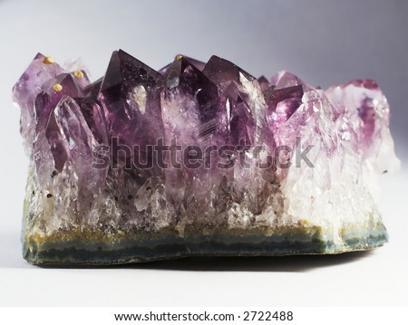 Mountain crystal amethyst
