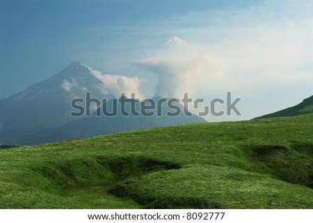 Volcano on Kamchatka