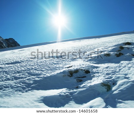Sun and snow