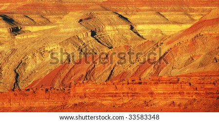mountains in desert