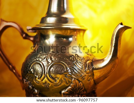 Moroccan  tea pot