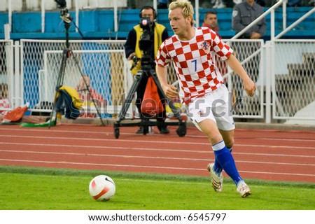soccer (football) player of Croatian Football Team - Ivan Rakitic