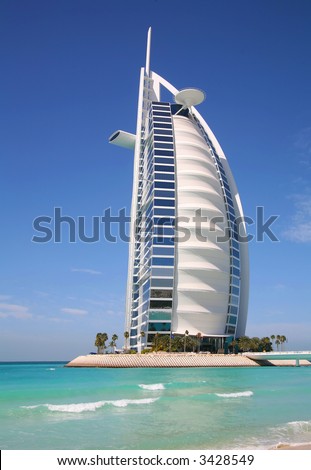 stock photo Burj al Arab hotel Dubai
