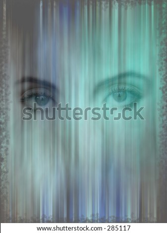 background with lady eyes
