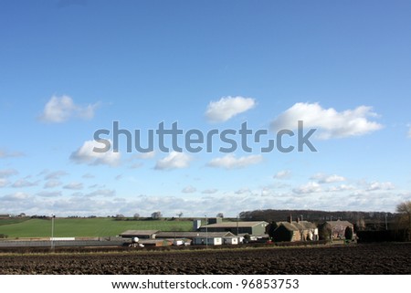 Farm and Agricultural buildings near Wakefield West Yorkshire UK