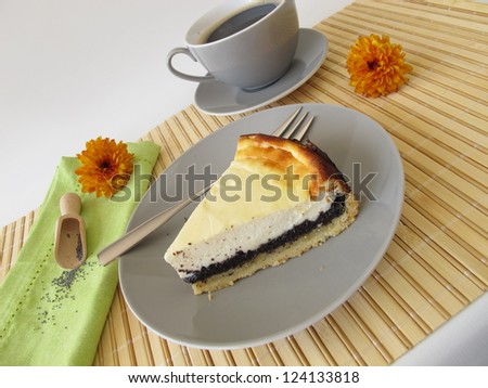 Poppy-seed cheese cake