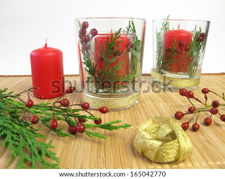 Making candles decoration