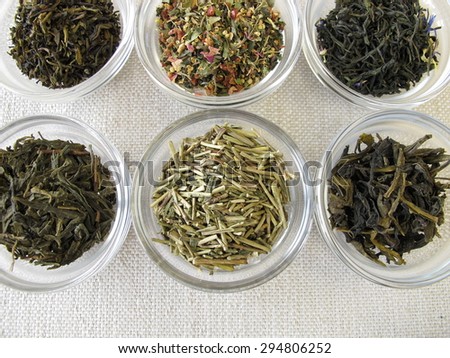 Green tea varieties