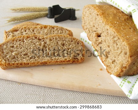 Bread from bread making machine