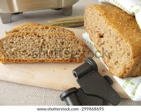 Bread from bread making machine