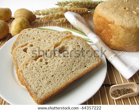 Potato bread from bread making machine
