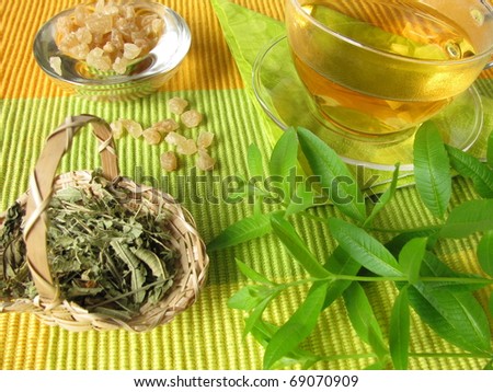 Tea with lemon verbena