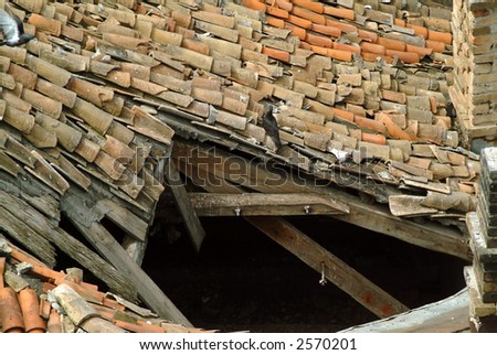 Broken Roof Tiles