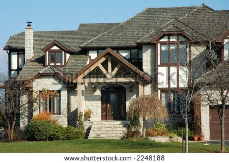 Tudor Architecture on Tudor Style Home Stock Photo 2248188 Shutterstock