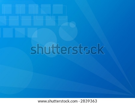 blue background for postcard or presentation with highlights