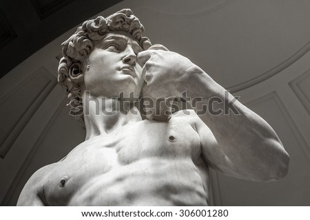 David by Michelangelo, Florence. Italy.