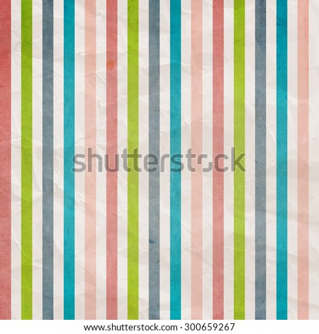 Retro stripe pattern - background with colored pink, cyan, grey, green, white  vertical stripes
