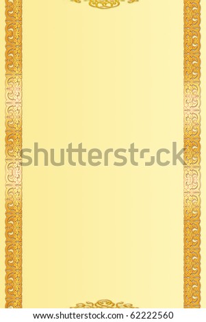 stock photo Illustration border design for wedding card or formal 