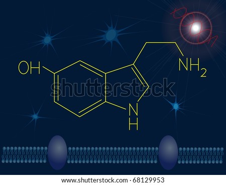 Serotonin chemical structure