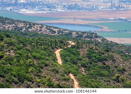 Wild Israel landscape