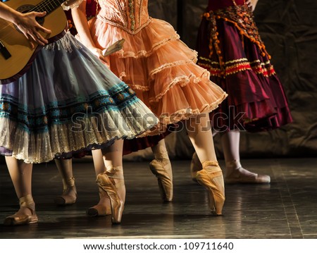 Dancers In Ballet Shoes