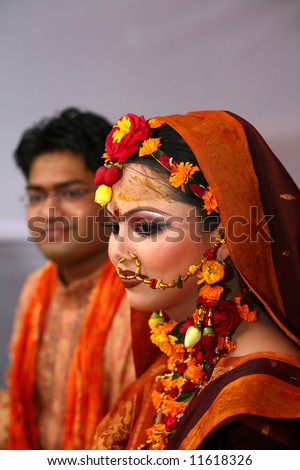 stock photo Traditional Bangladeshi wedding Dhaka Bangladesh