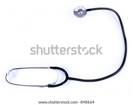 you can put your text in a frame of stethoscope