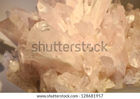 Danburite -- Pink crystals, Aurora Mine, Charcas, S.L.P., Mexico