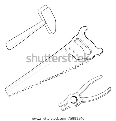 Hammer Saw Logo