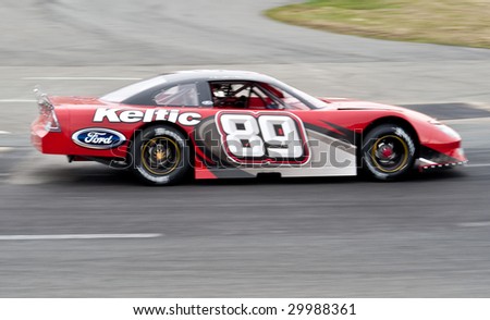 HALIFAX, NS - May 9: The #89 car of Donald Chisholm from the Maritime Pro Stock Tour at a Tech \'n Tune event at Scotia SpeedWorld on May 9th.