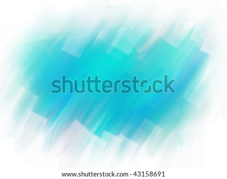 Teal blue oil paint smudge smear background. Blank canvas for your text or product.