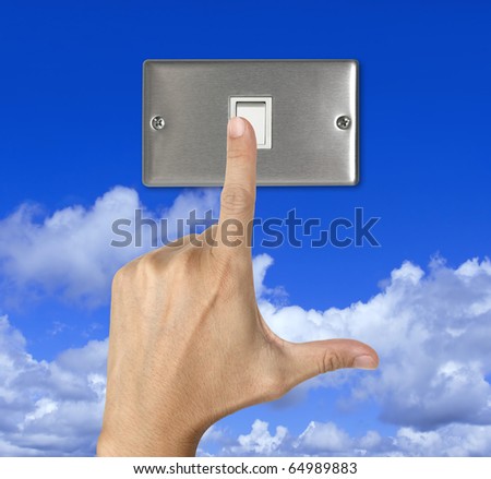 human finger turn off switch