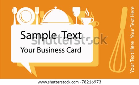 Business Card or Banner Design in Food Drink Coffee and Bakery Concept