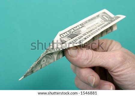 dollar bill airplane