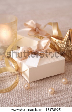candle and christmas gift boxes, elegance gift box. best for theme: christmas, birthday, celebration, anniversary