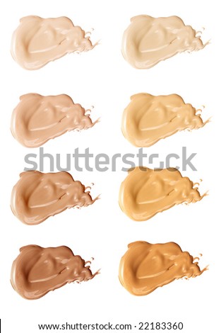 makeup foundation color. stock photo : Foundation color