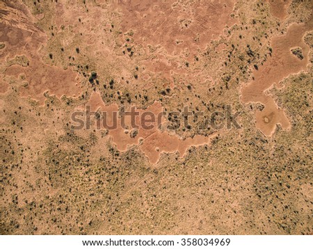 Desert textures from the air