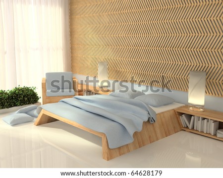 bedroom bedroom lit by sunlight