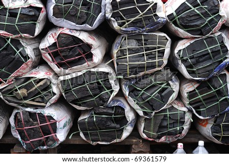 Charcoal for Sale in Bag.