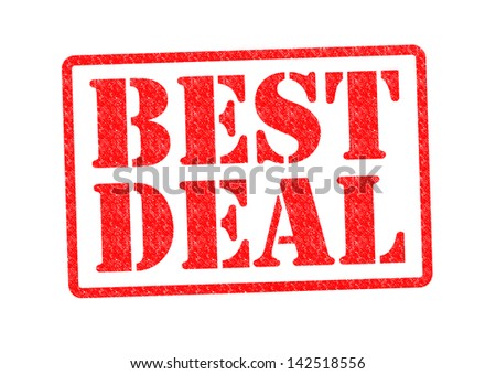 BEST DEAL Rubber Stamp over a white background.
