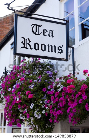 Tea Rooms in a rural English Village.
