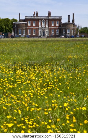LONDON, UK - MAY 26TH 2013: The magnificent Georgian-style Ranger\'s House in Greenwich, London.