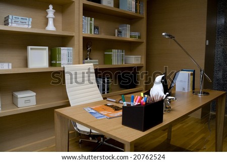 Very pretty modern looking home office
