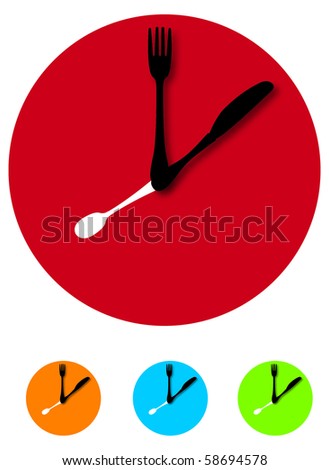 Cutlery Clock