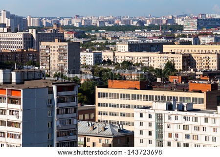urban residential quarters in Moscow