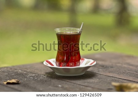 Turkish Tea on the Table