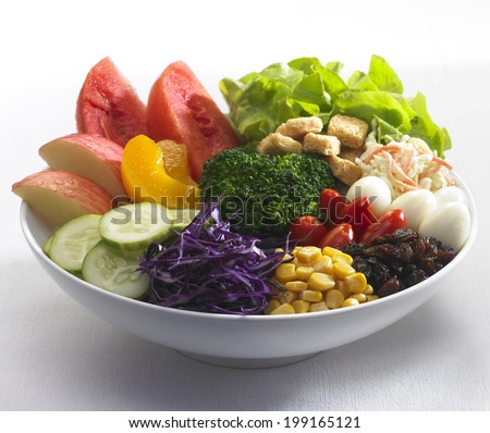 salads, healthy food, natural food